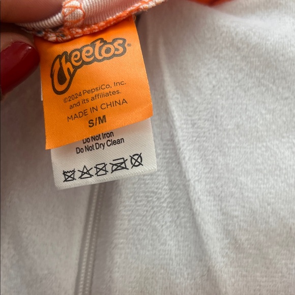 Cheetos Orange and Black Polka Dot Onesie - Picture 4 of 6